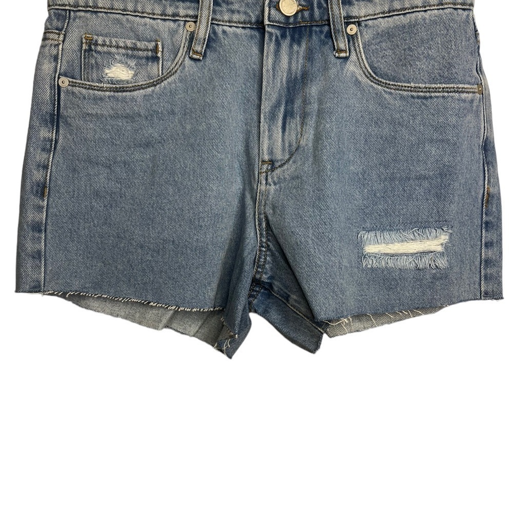 NWT Blank NYC The Barrow Vintage High-Rise Shorts Light Wash 28 - Picture 2 of 5